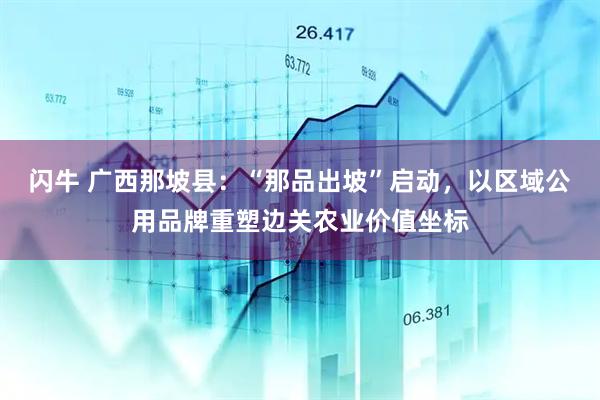 闪牛 广西那坡县：“那品出坡”启动，以区域公用品牌重塑边关农业价值坐标